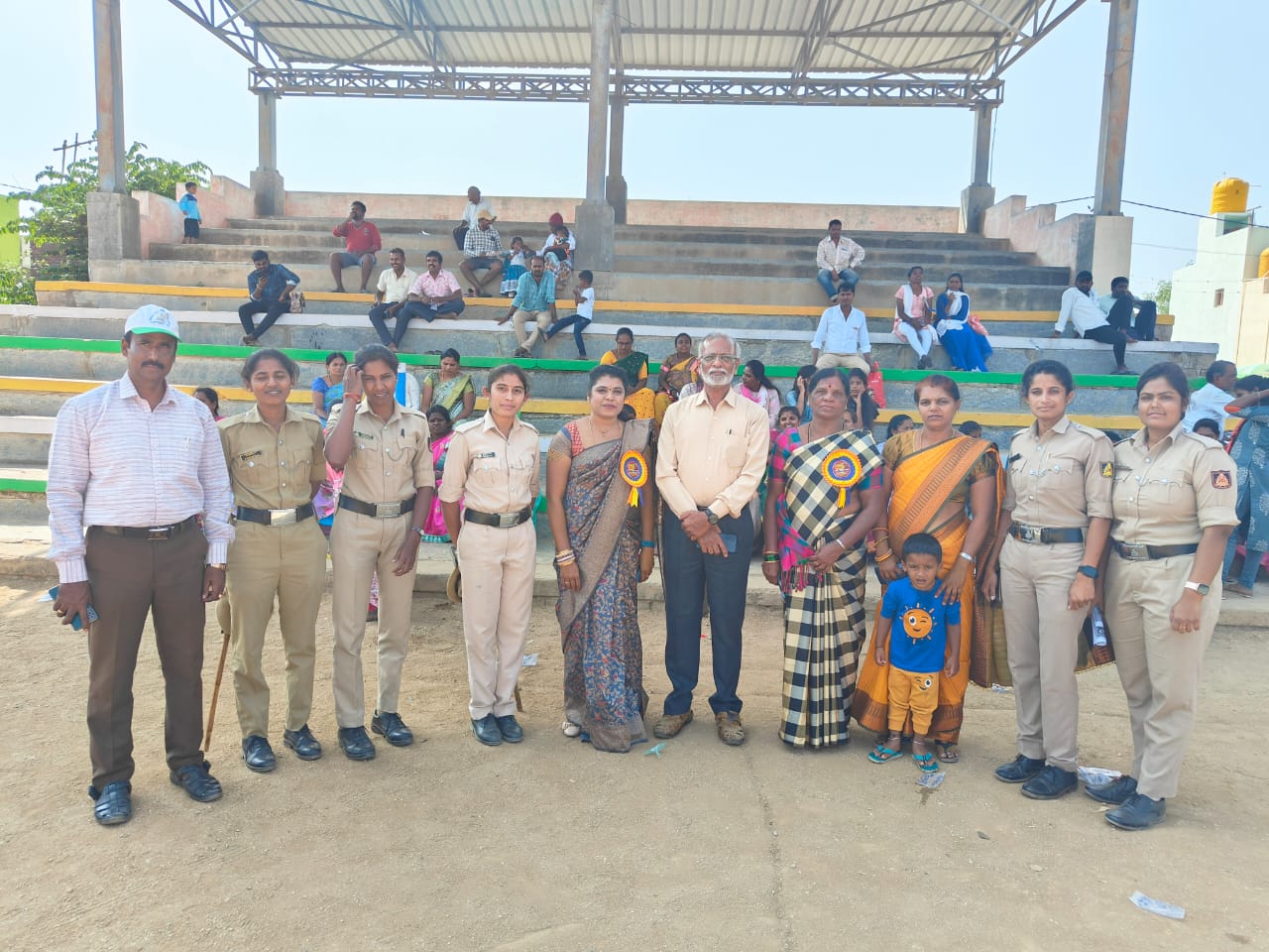 Vasavi Foundation – Smt. Swetha Ganjam, Global Secretary – attended as Judge for Rangoli Completition in Bagepalli, Karnataka.
