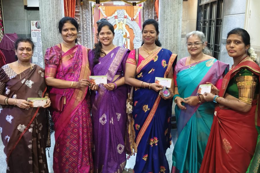 Smt. Padamvathi Bagalkot in Vasavi Temple